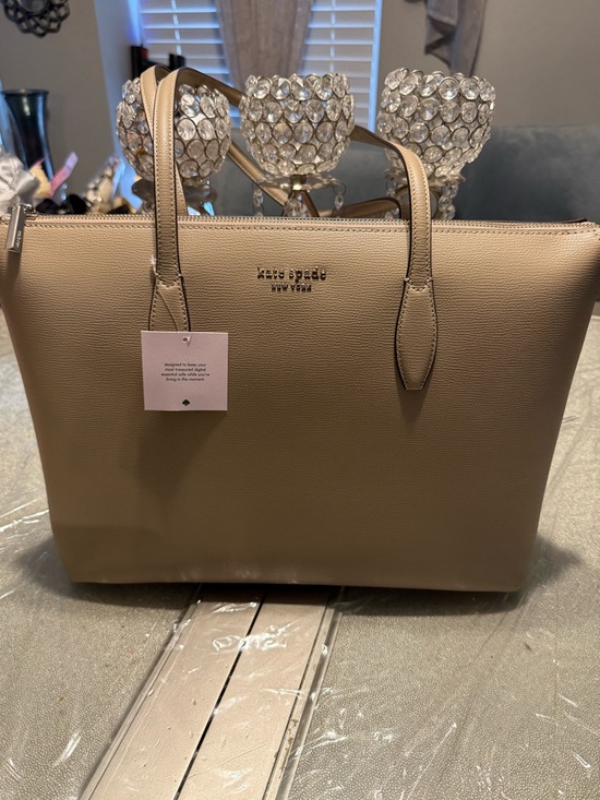 kate spade Handbags - kate spade beige tote bag brand new with tags & dust bag